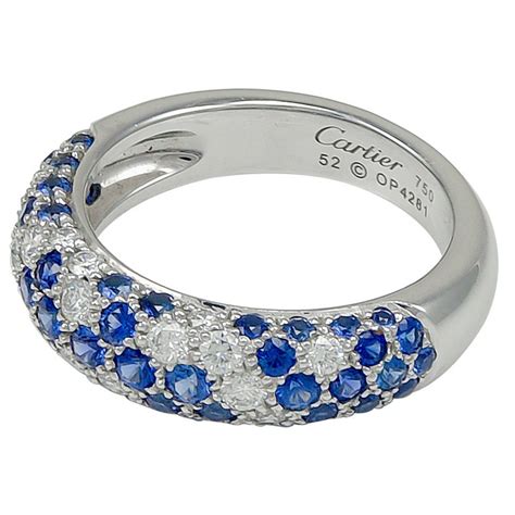 cartier diamond wedding rings|cartier sapphire and diamond ring.